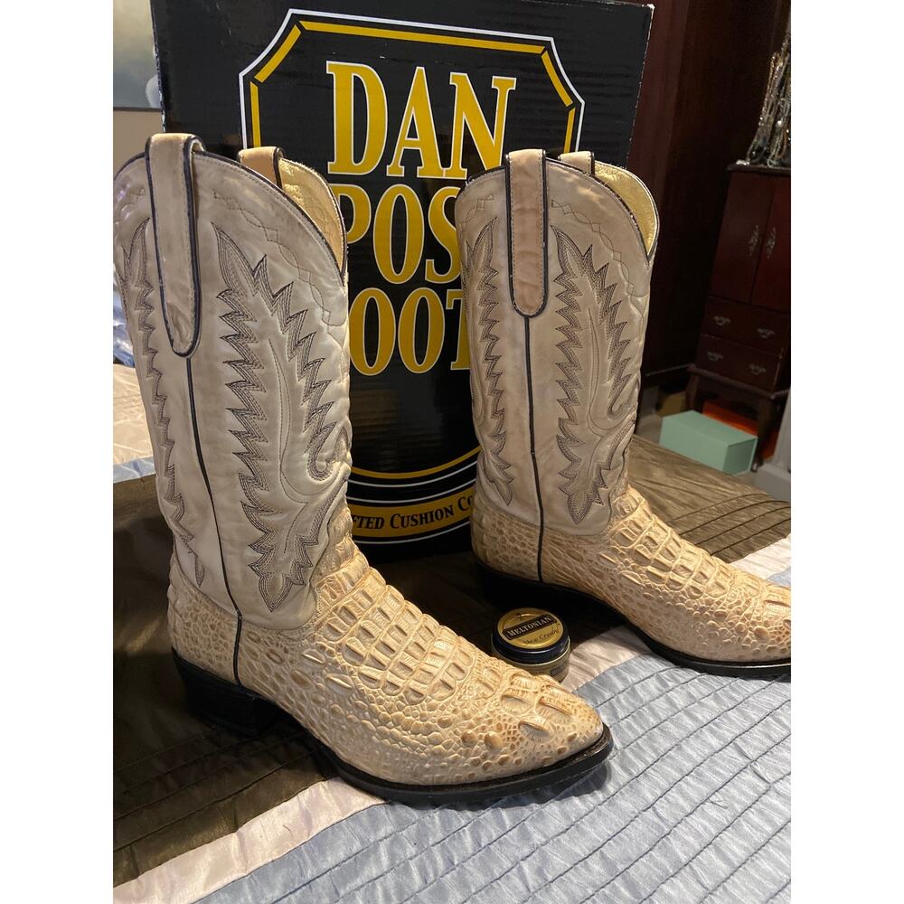 Dan Post sand caiman Men's cowboy boots size 10